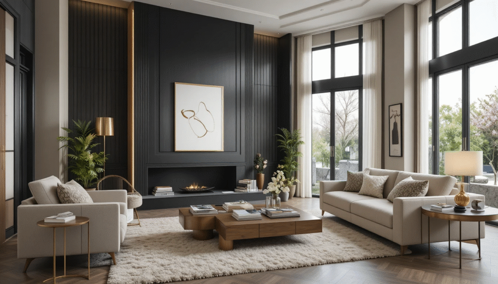 20 Stunning Black Wall Design Ideas to Elevate Your Home Décor in 2025