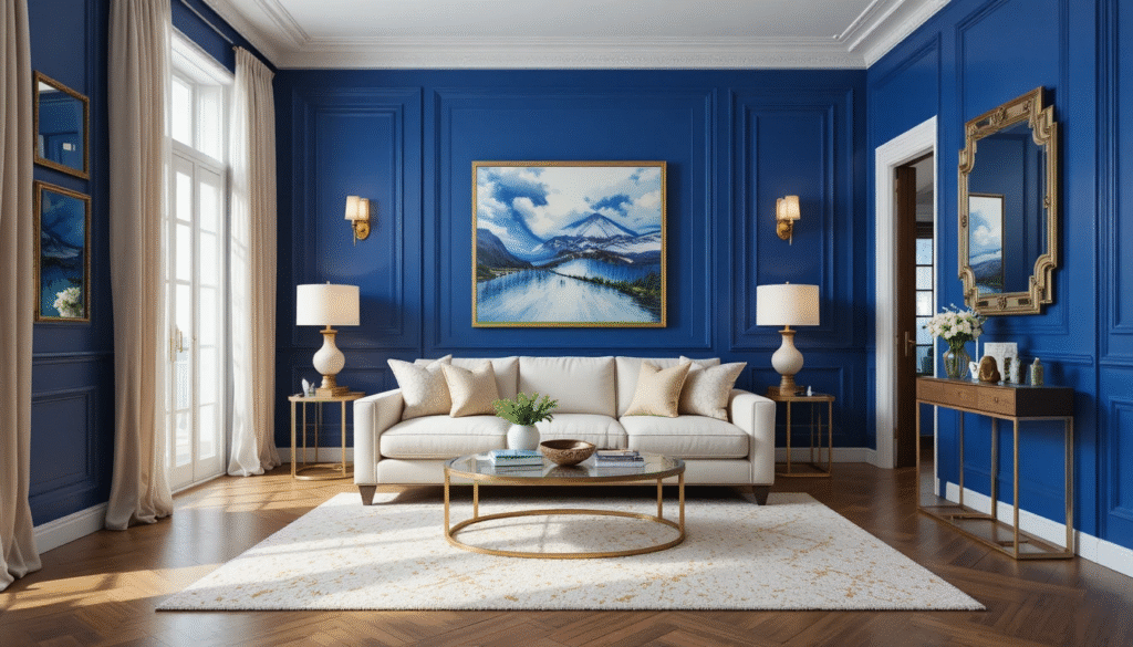 Transform Your Space with Royal Blue Wall Paint: Stunning Design Ideas for a Sophisticated Home
