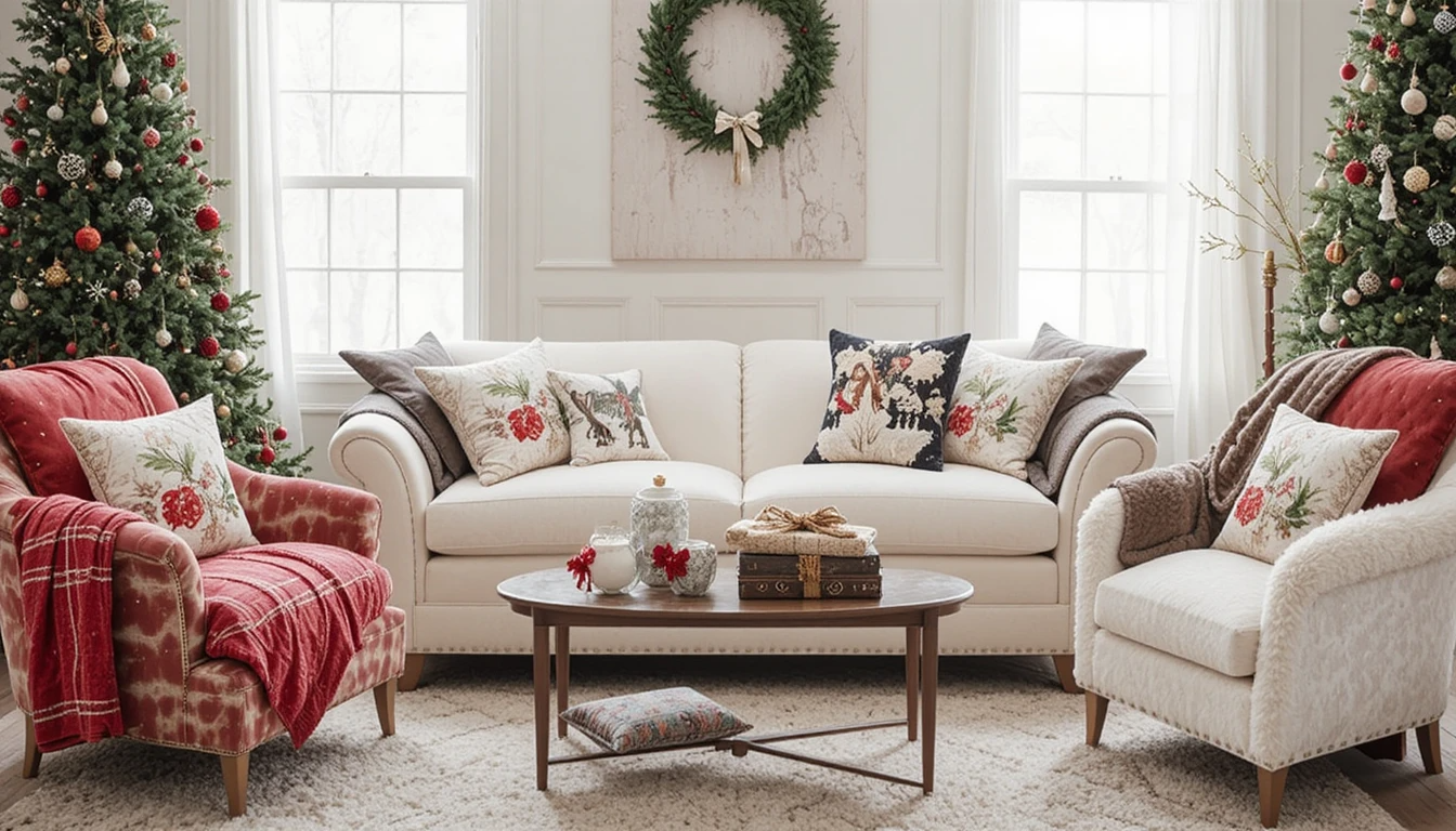 15 Magical Christmas Living Room Decorating Ideas to Make Your Home ...