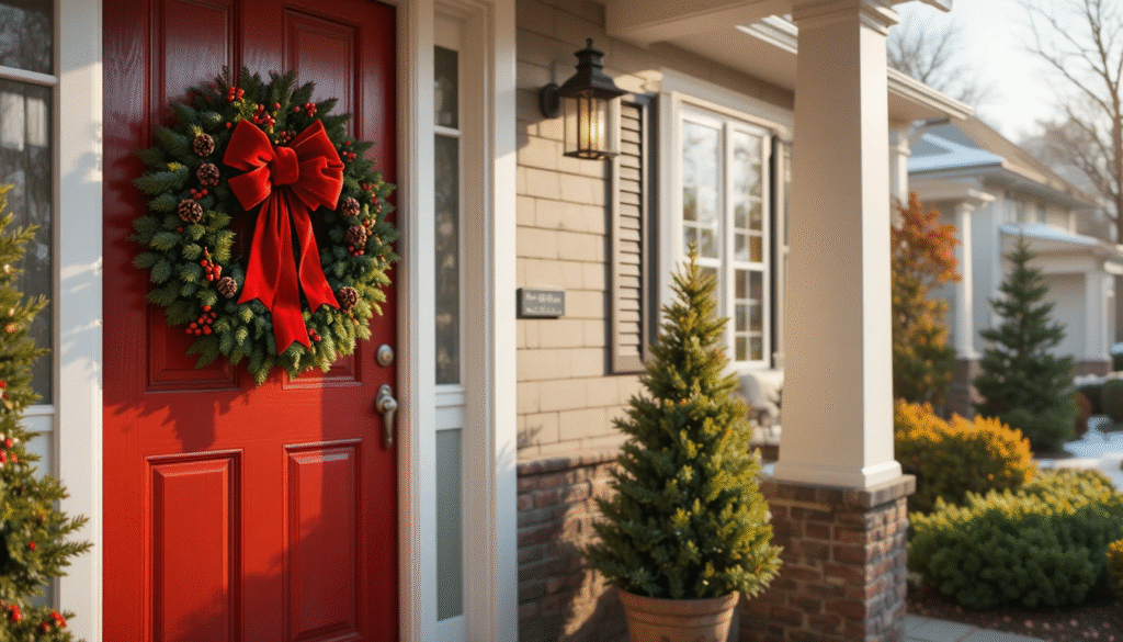 15 Magical Christmas Entryway Decoration Ideas to Welcome the Holiday Spirit