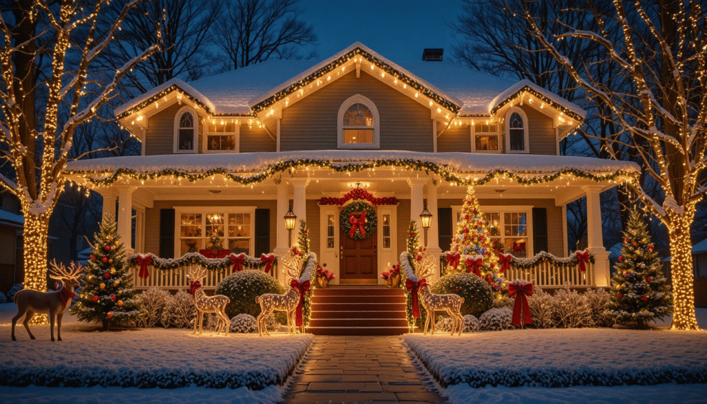 25 Outdoor Christmas Decorating Ideas to Turn Your Home into a Winter Wonderland