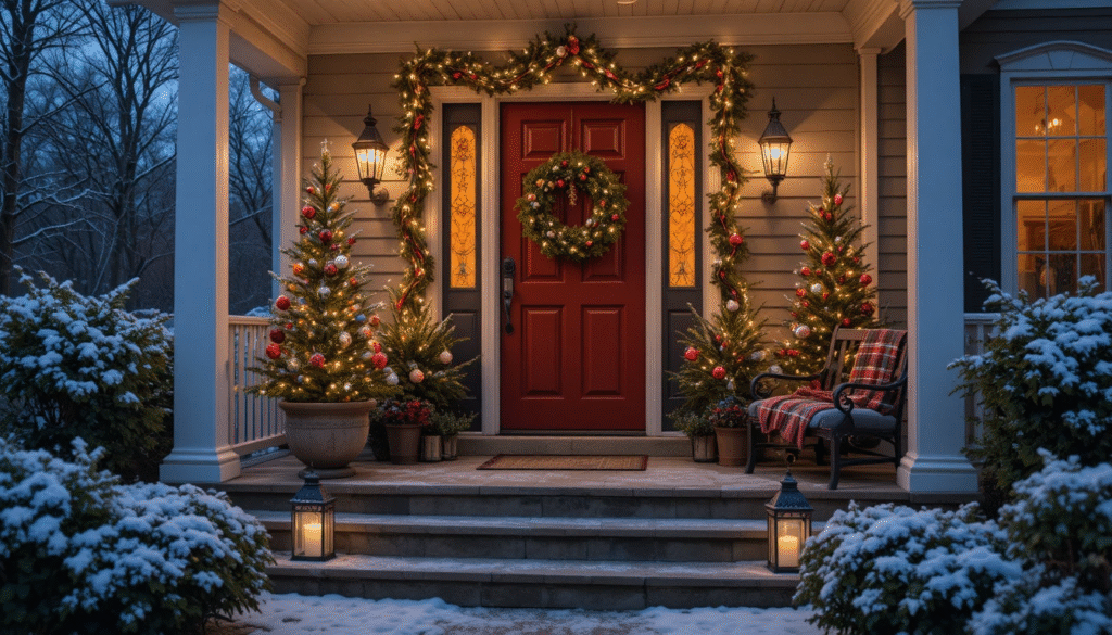 Transform Your Entryway Magic: Stunning Front Porch Christmas Decor Ideas to Wow Your Guests