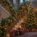 Step Into the Holidays: Stunning Christmas Staircase Decoration Ideas to Elevate Your Festive Spirit
