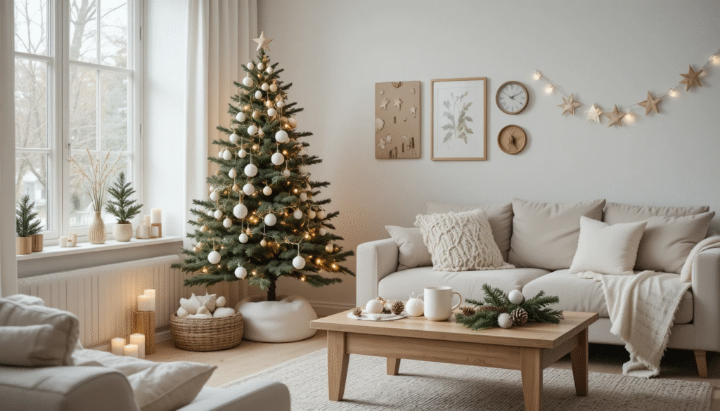 Embrace Cozy Minimalism: Stunning Scandinavian Christmas Decoration Ideas for a Warm, Inviting Home