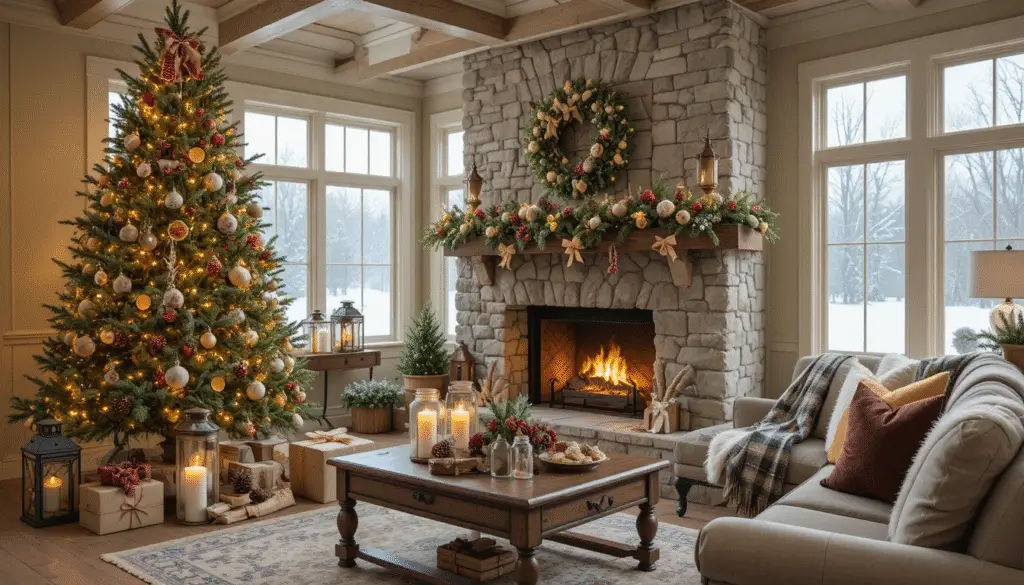 Cozy Country Magic: 15 Rustic Christmas Home Décor Ideas for a Warm and Welcoming Holiday