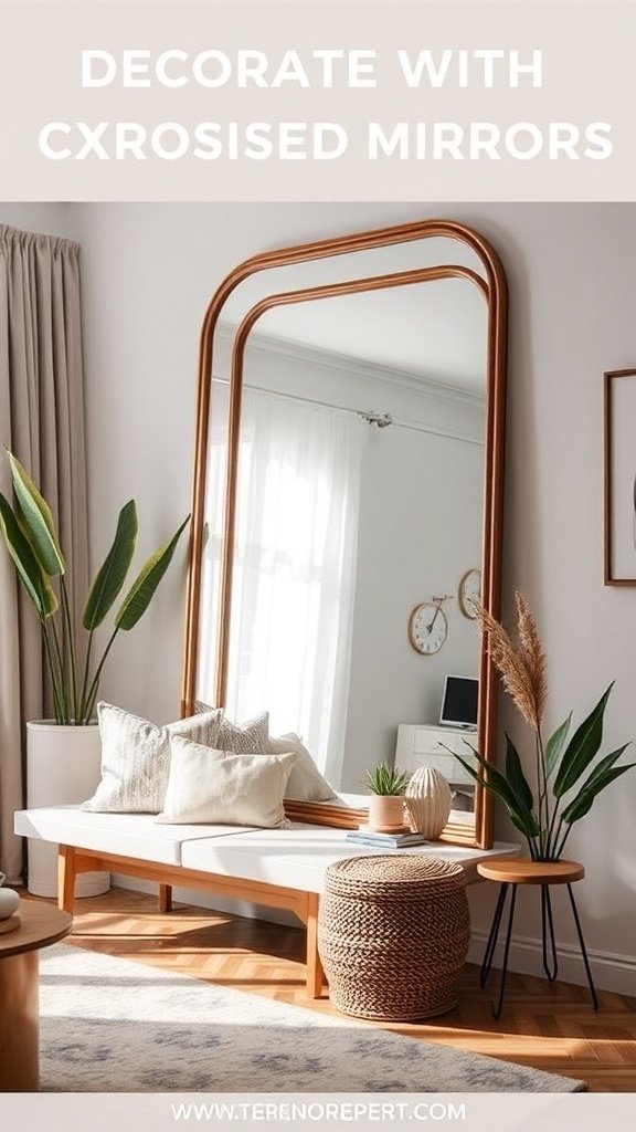 Decorate with Oversized Mirrors