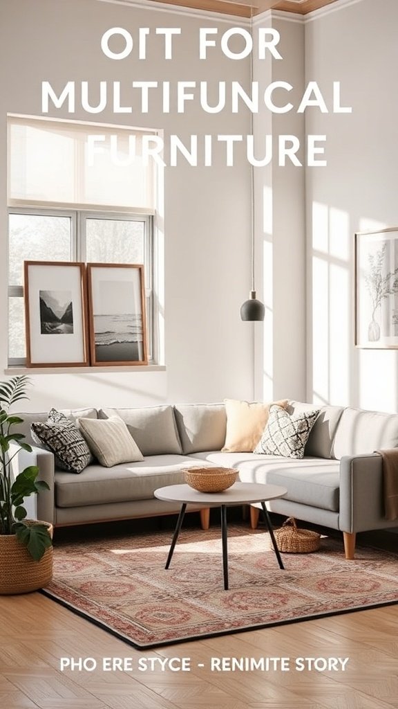 Opt for Multifunctional Furniture