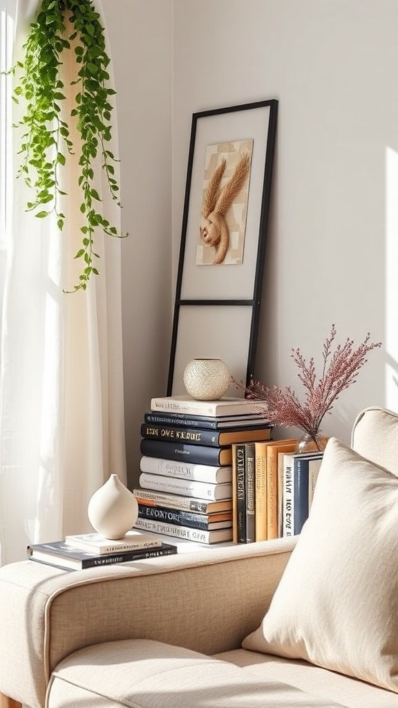 Display Curated Books and Objects