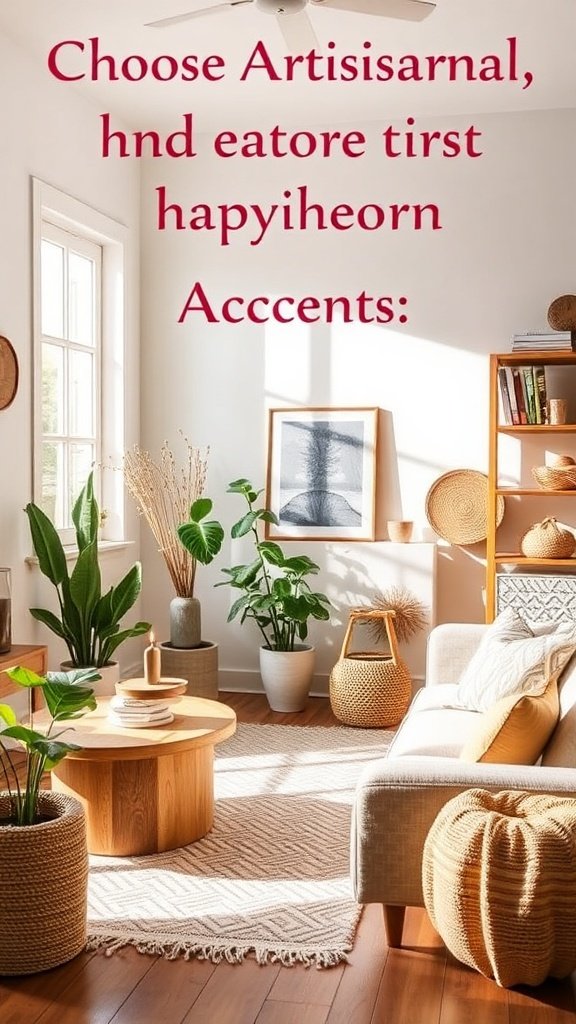 Choose Artisanal and Handmade Accents