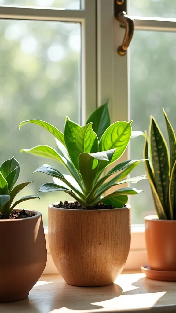 Use self-watering planters to make maintenance realistic