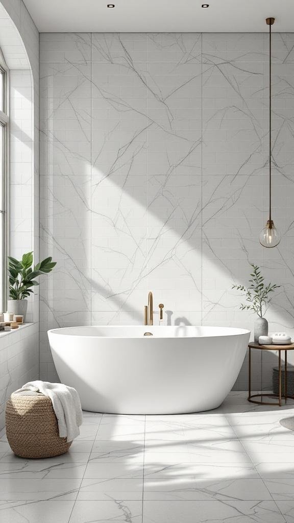 Large-Format Porcelain for Fewer Grout Lines (and Less Scrubbing)