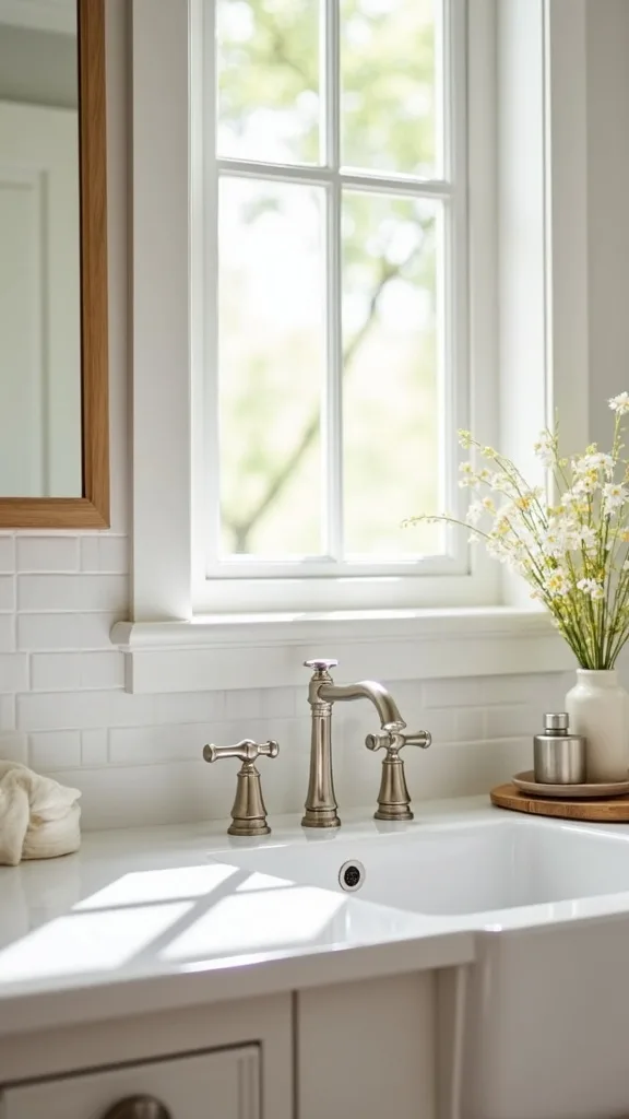 Add a Peel-and-Stick Backsplash Behind the Sink