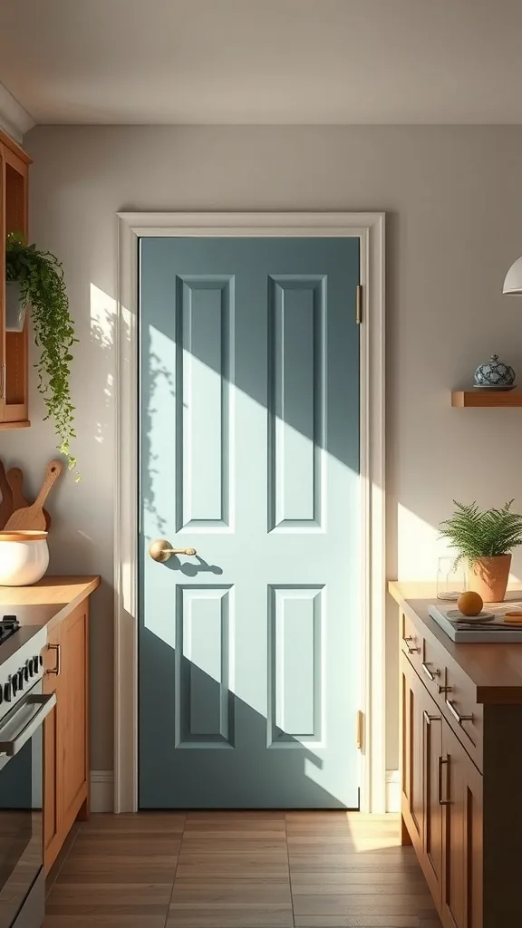 Paint the Pantry Door (or Back Door) for a Subtle Pop of Color