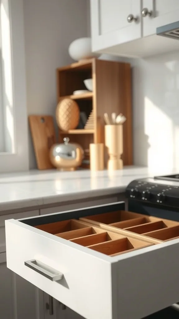 Organize One Drawer with Dividers (The “Feels Expensive” Trick)