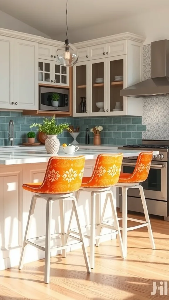 Replace or Paint Bar Stools for a Coordinated Look