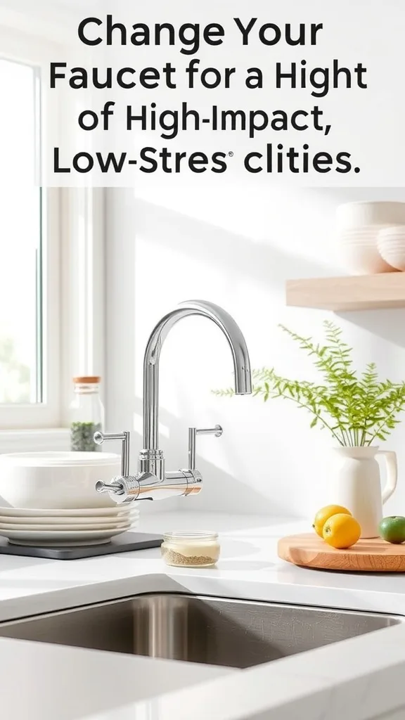 Change Your Faucet for a High-Impact, Low-Stress Upgrade