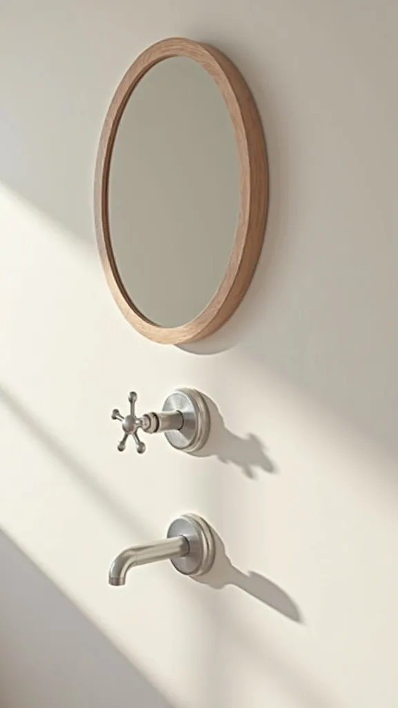 Add a Small Mirror and Hook Strip for Quick Outfit Checks