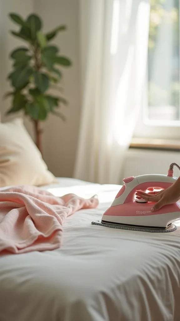 Add a Fold-Down Ironing Pad for Quick Touch-Ups