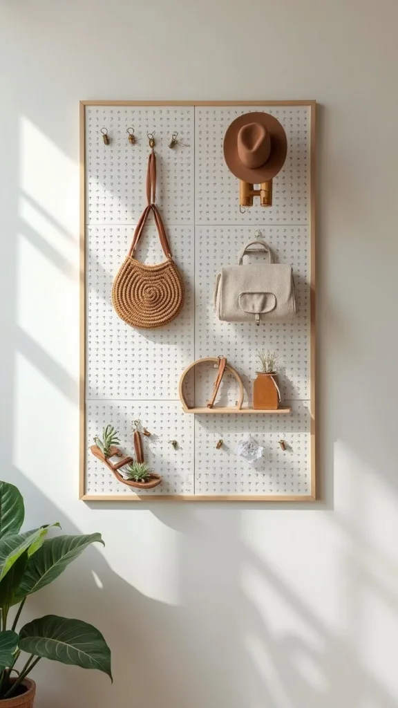 Mount a Pegboard for Accessories and Grab-and-Go Gear
