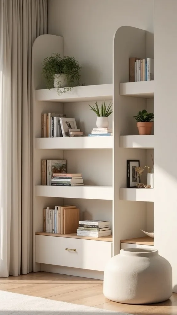 Use Shelf Dividers to Stop the “Leaning Tower” Effect