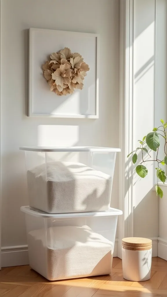 Use Clear Bins for Off-Season Storage (With One Rule)