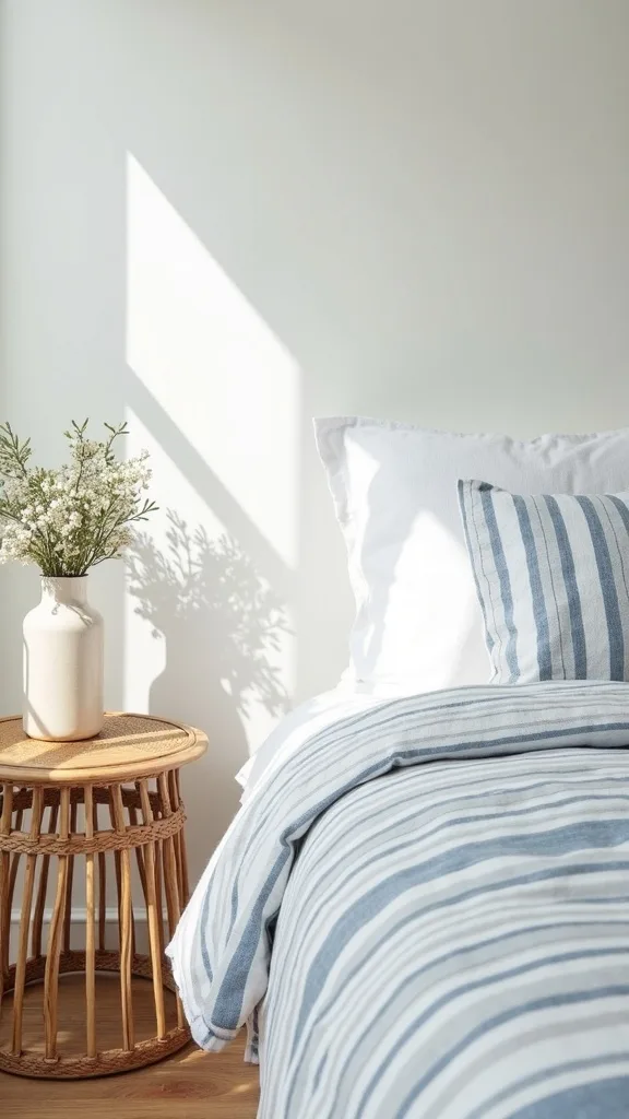 Add subtle stripes for that classic coastal rhythm