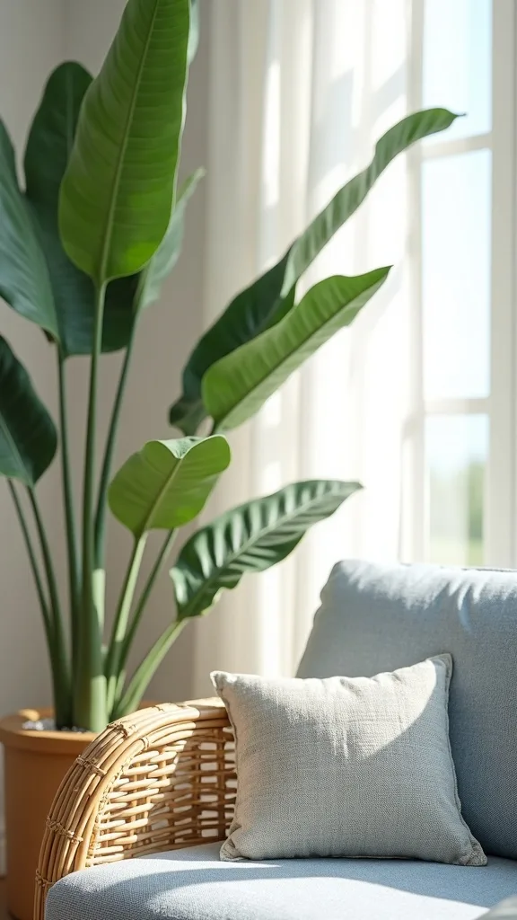 Bring in greenery that feels coastal and wind-swept