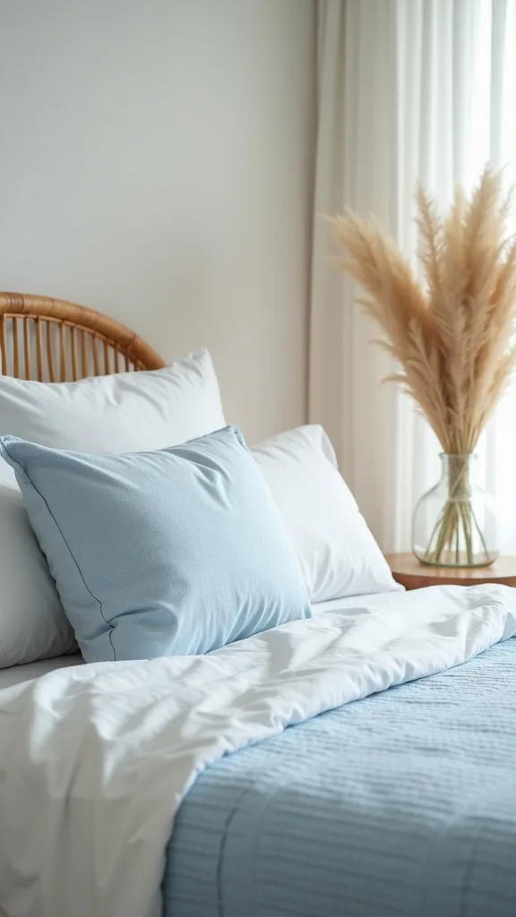 Make your bed feel like a boutique beach stay with pillow strategy