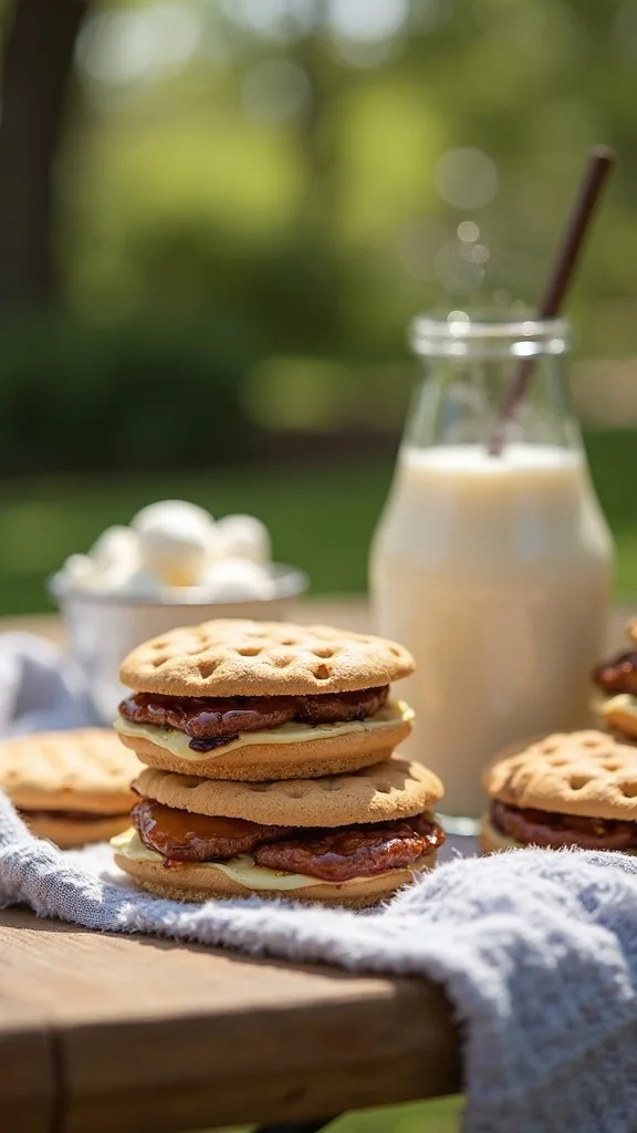 Create a S’mores + Drinks Station Within Arm’s Reach