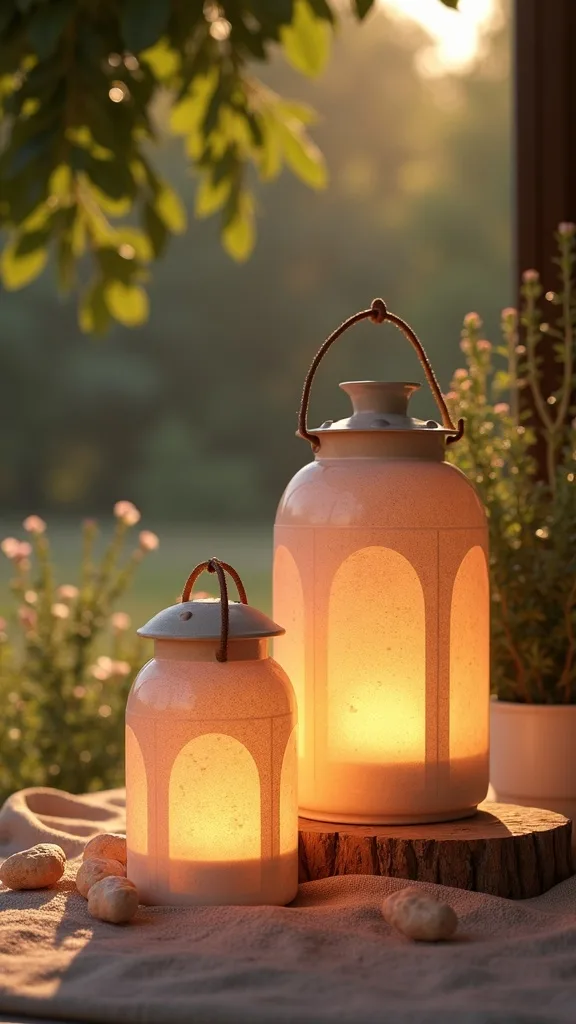 Layer Lanterns and Solar Stakes for Soft, Flattering Light
