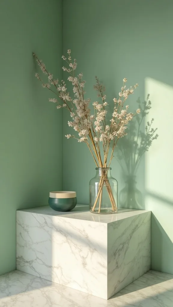 A Soft Green Accent for Spring Without Losing Sophistication