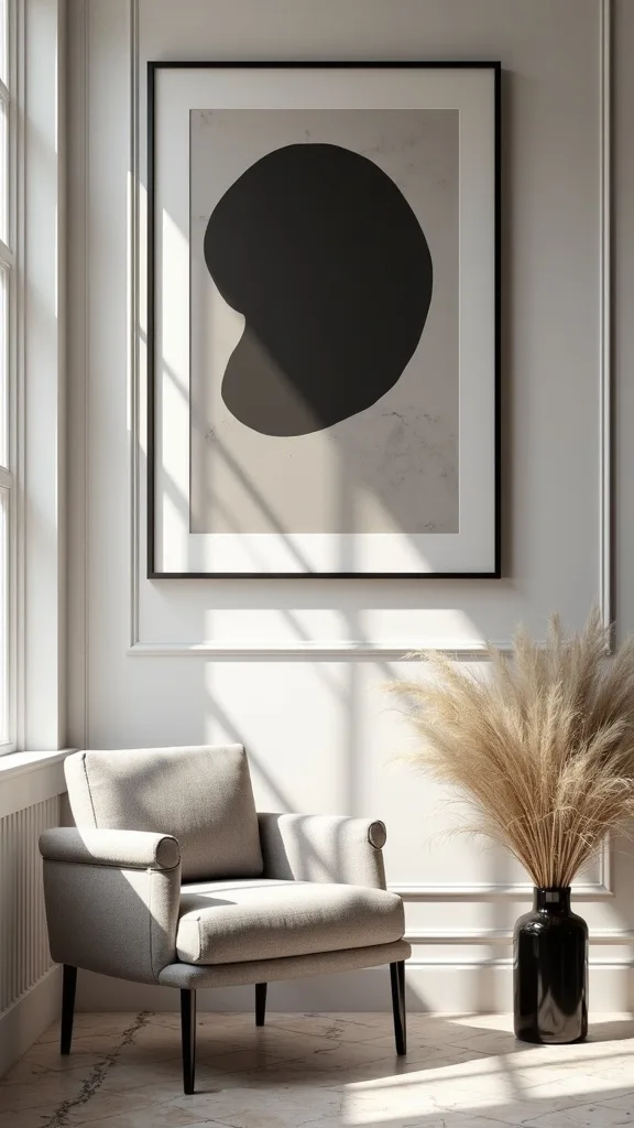 Black-Framed Art to Add Contrast and Confidence