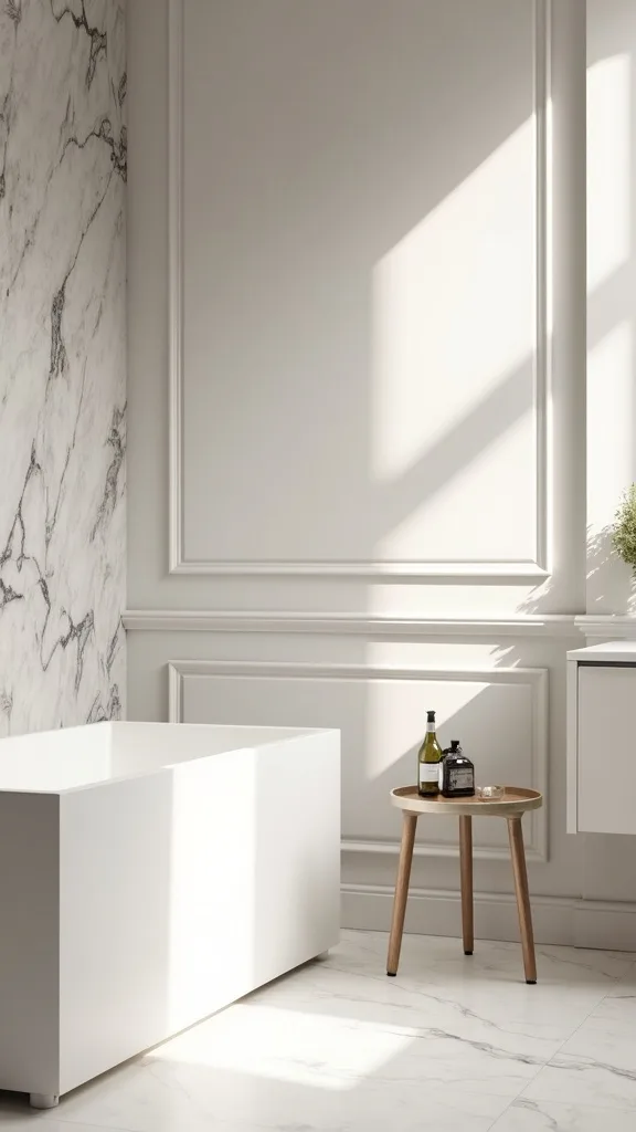 The Perfect Pairing: Freestanding Tub and a Minimal Vanity