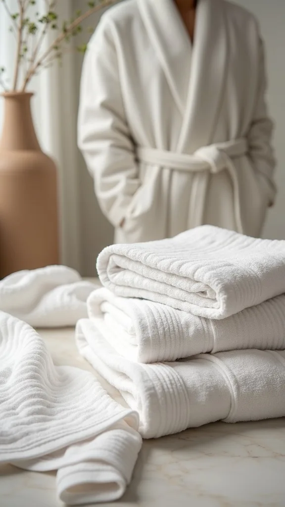 A Quiet Moment of Texture: Waffle Towels and Linen Robes