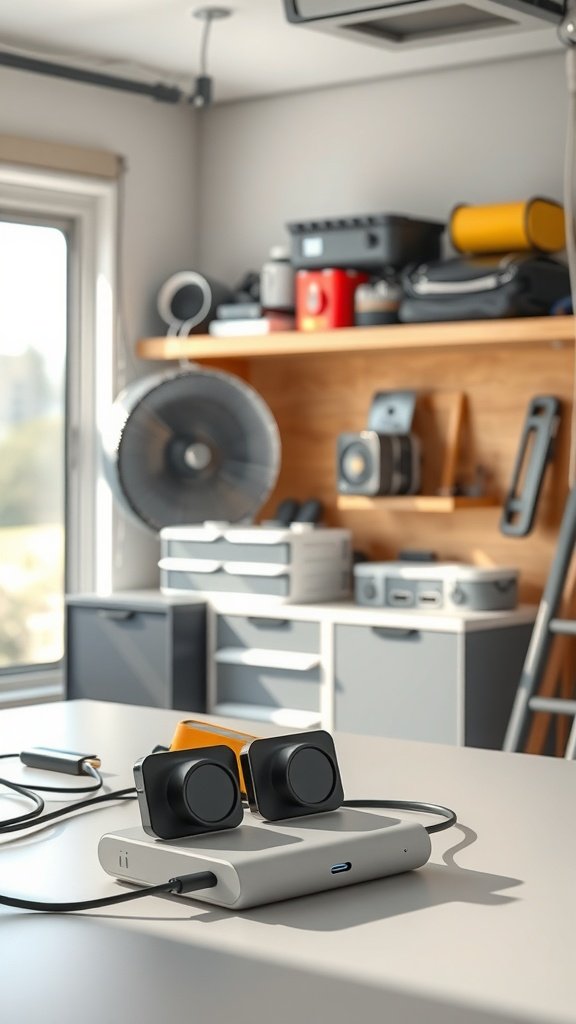 Switch to a single USB-C hub to reduce device sprawl