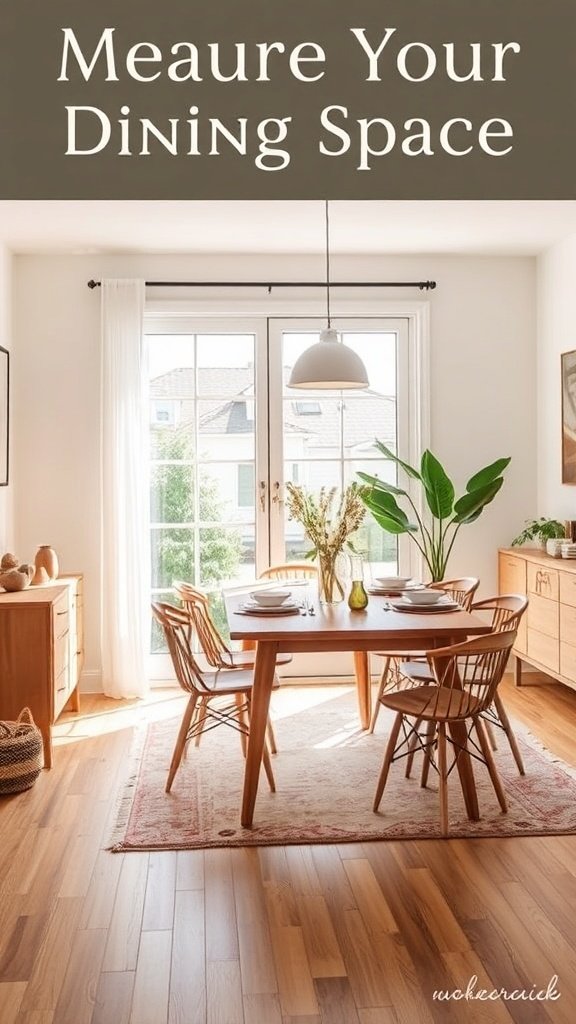Measure Your Dining Space