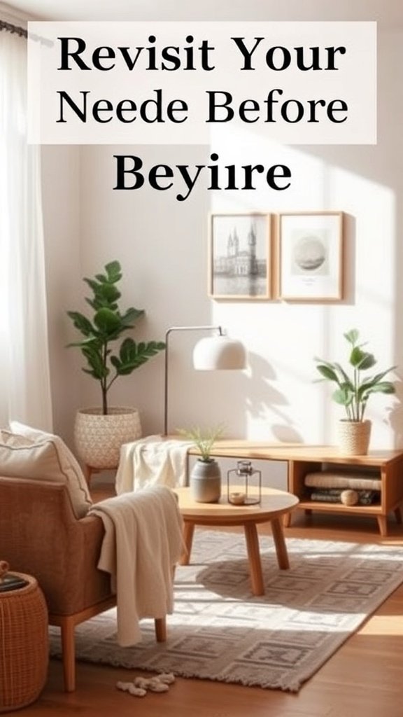 Revisit Your Needs Before Buying