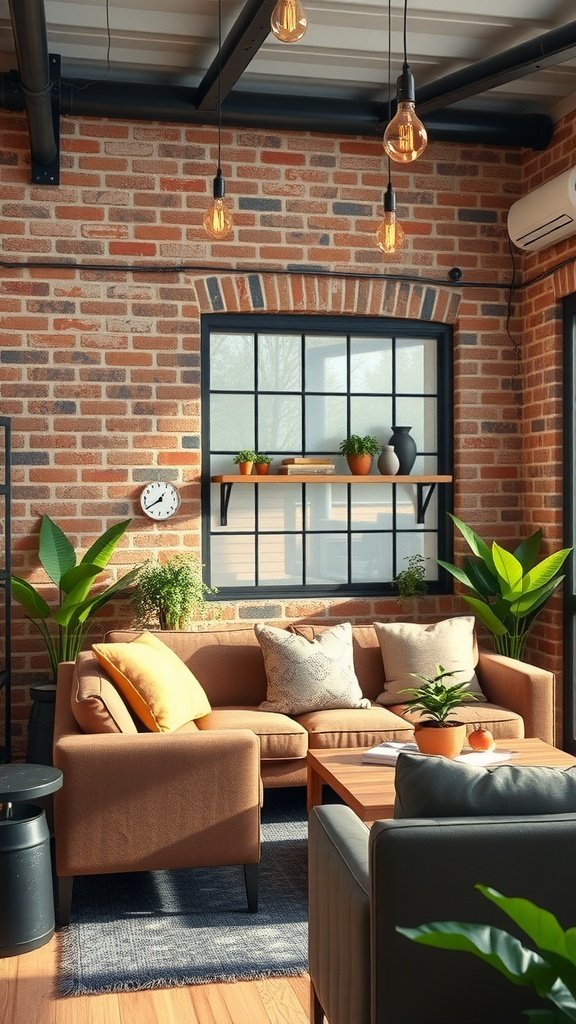 Bring in Spring Greenery to Counterbalance Brick and Steel