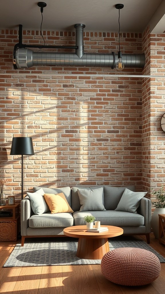 Let an Exposed Brick Wall Be the Main Texture