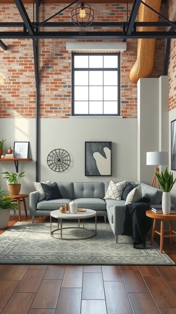 Go for an Oversized Rug to Soften Hard Surfaces