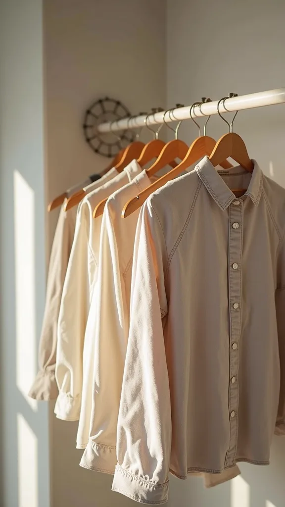 Use Matching Hangers and Store Them Where You Fold