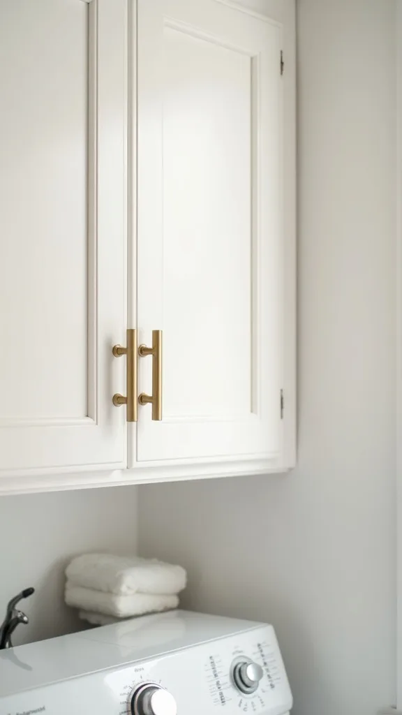 Do a Mini Laundry Room Makeover With Paint + Hardware Swaps