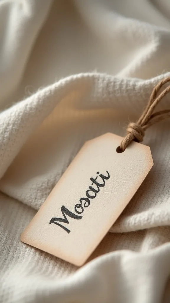 Label Everything With Simple Cotton Tags (Not Fussy Stickers)