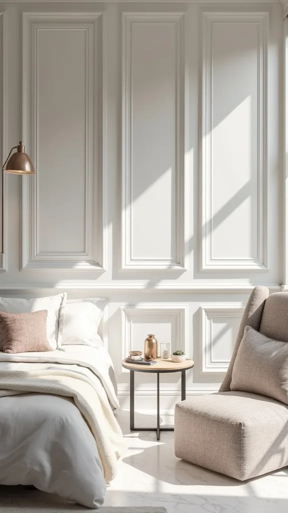 Textured Wall Treatment: Panels, Moulding, or Limewash