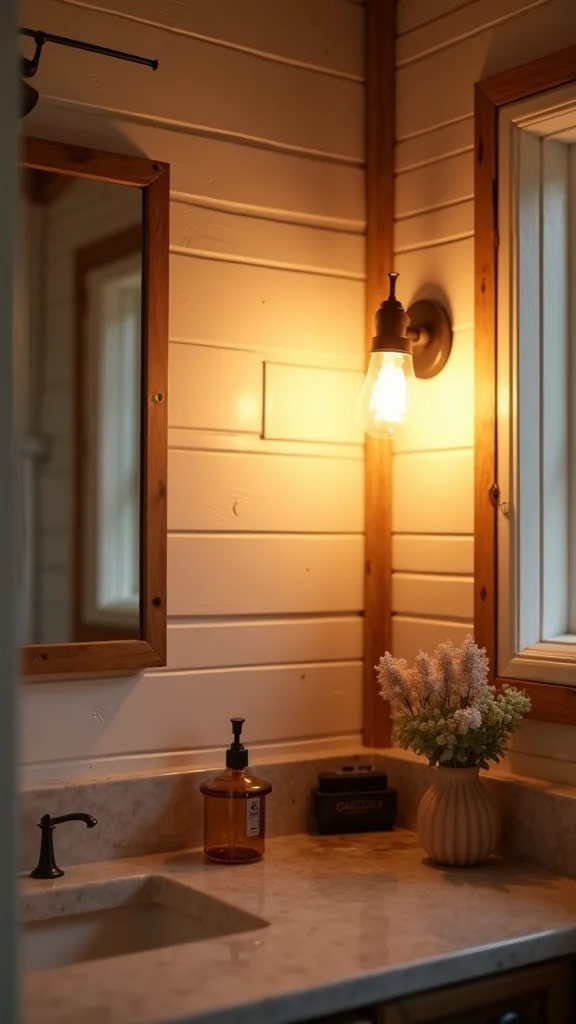 Use warm white light bulbs to make evenings feel instantly cozier