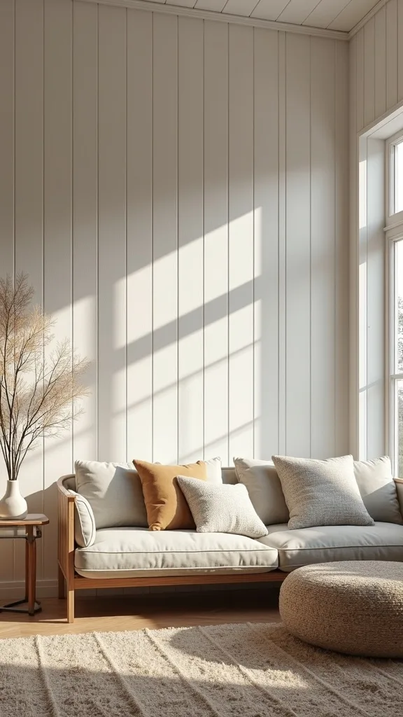 Try vertical shiplap to make the ceiling feel taller