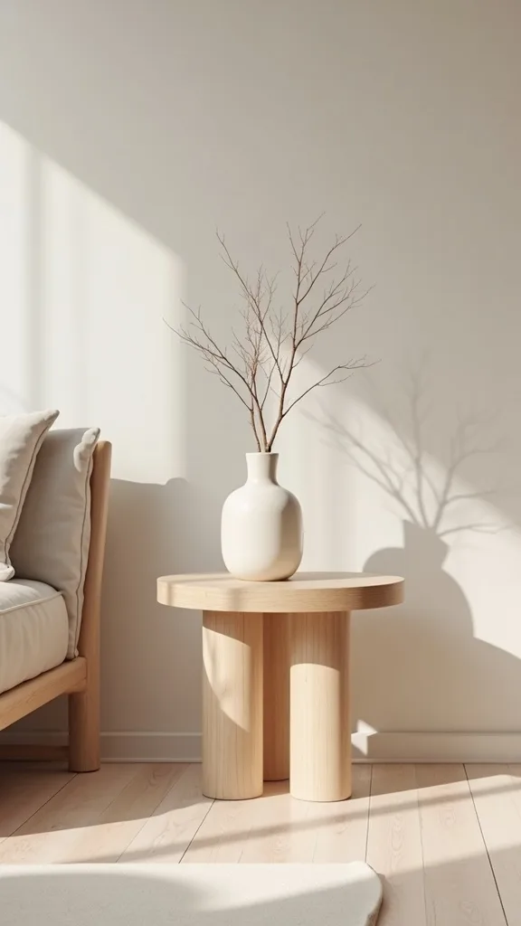 Add One Sculptural Side Table for a Modern Nordic Twist