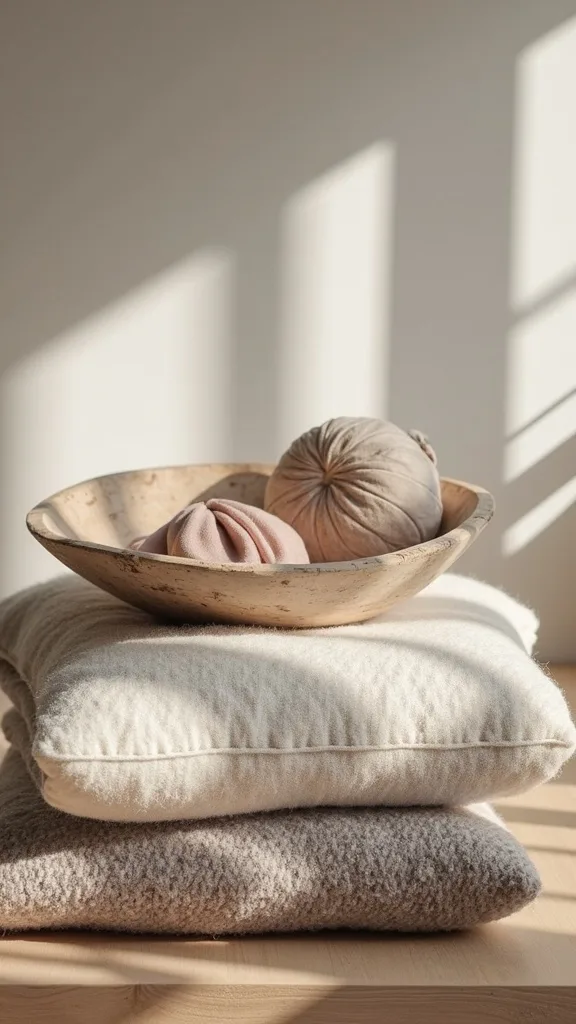 Mix Textures: Bouclé, Linen, Wool, and a Touch of Leather