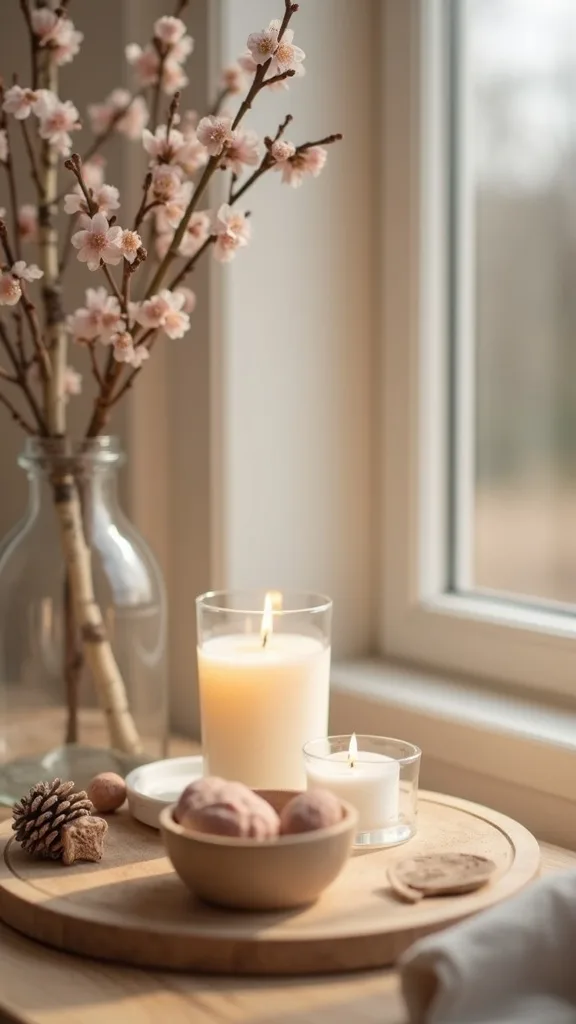 Finish With a Cozy Spring Scent + Candle Moment