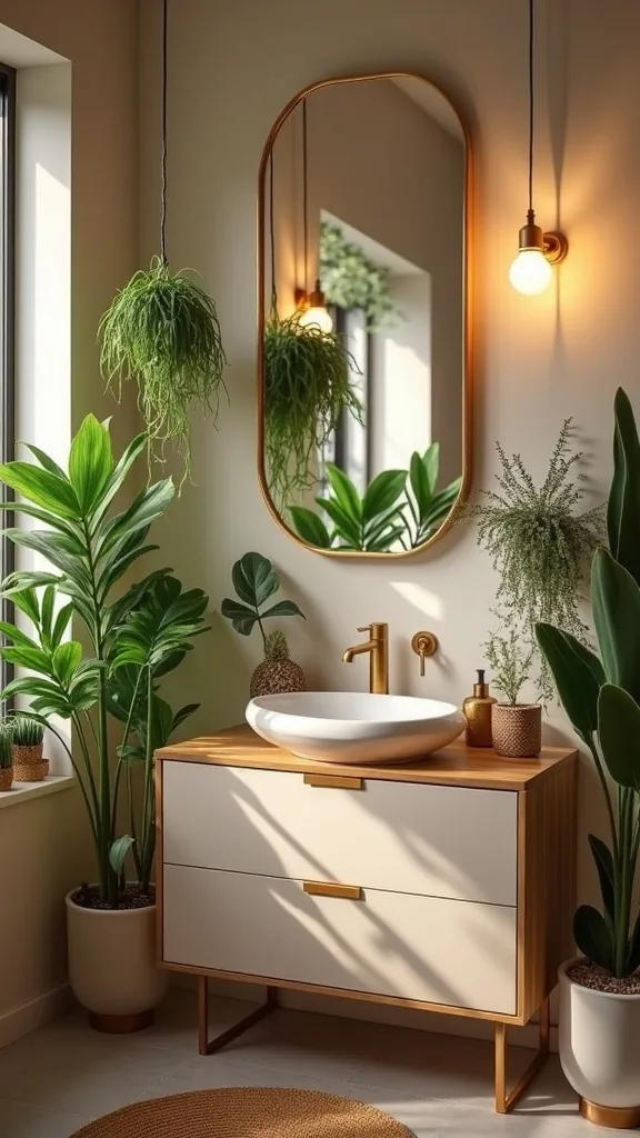 Finish with Warm Lighting So Your Greenery Feels Cozy at Night
